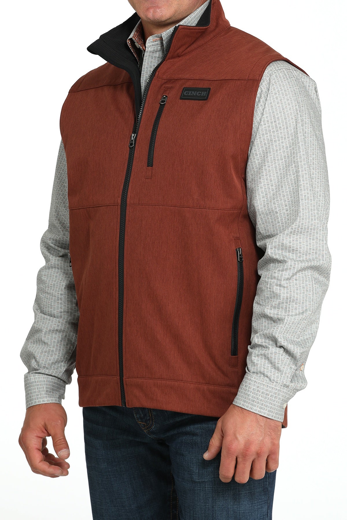 **FINAL SALE** MWV1515028 | CINCH MENS RED BONDED VEST
