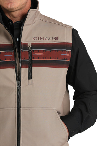 Cinch Men's Bonded Vest - Khaki