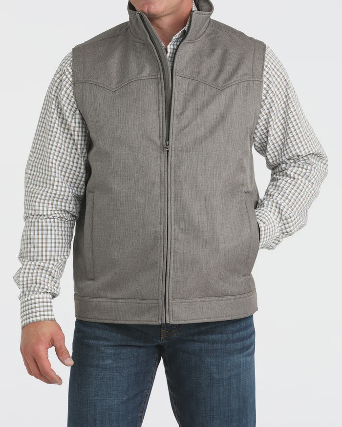 **FINAL SALE**MWV1592004 | MEN'S CINHC CC BONDED VEST BROWN