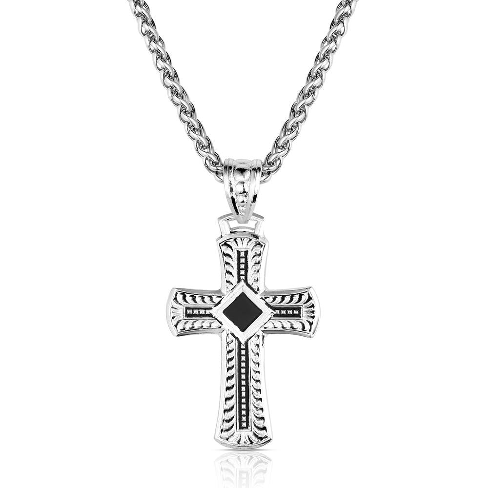 NC6506 | MONTANA SILVERSMITHS SUNDOWN RIDGE CROSS NECKLACE