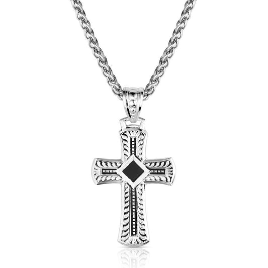 NC6506 | MONTANA SILVERSMITHS SUNDOWN RIDGE CROSS NECKLACE
