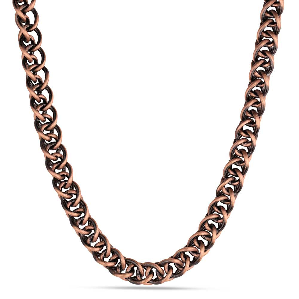 NC6512 | MONTANA SILVERSMITHS RUSTIC SOLSTICE WHEAT CHAIN NECKLACE