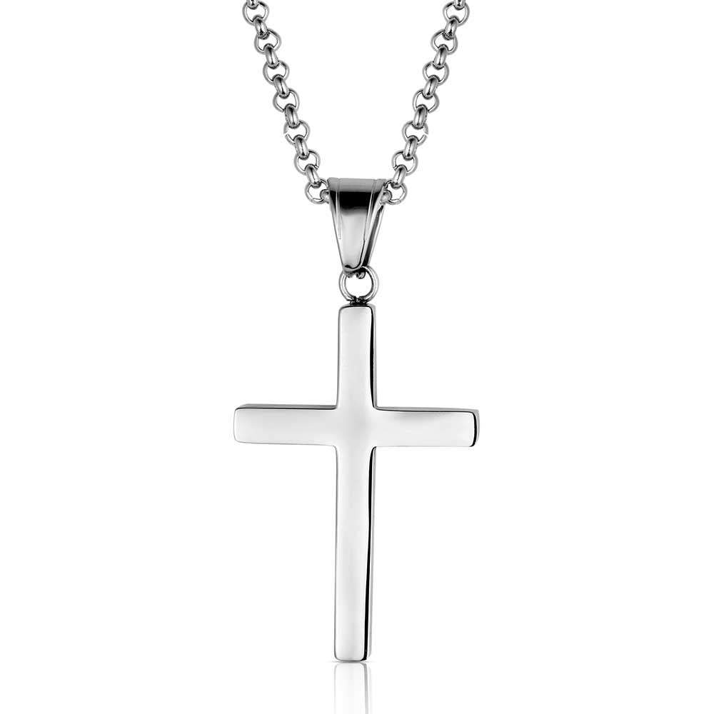 NC6580 | MONTANA SILVERSMITHS STRONGHOLD CROSS NECKLACE