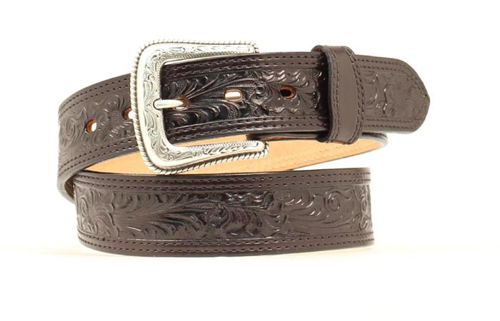 N2496801 | NOCONA MEN'S TOOLED LEATHER BELT