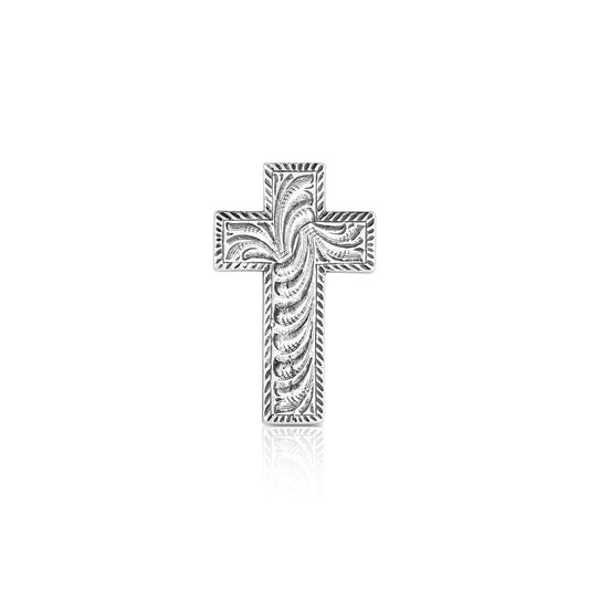 PIN6514 | MONTANA SILVERSMITHS LIGHT ENGRAVED CROSS PIN