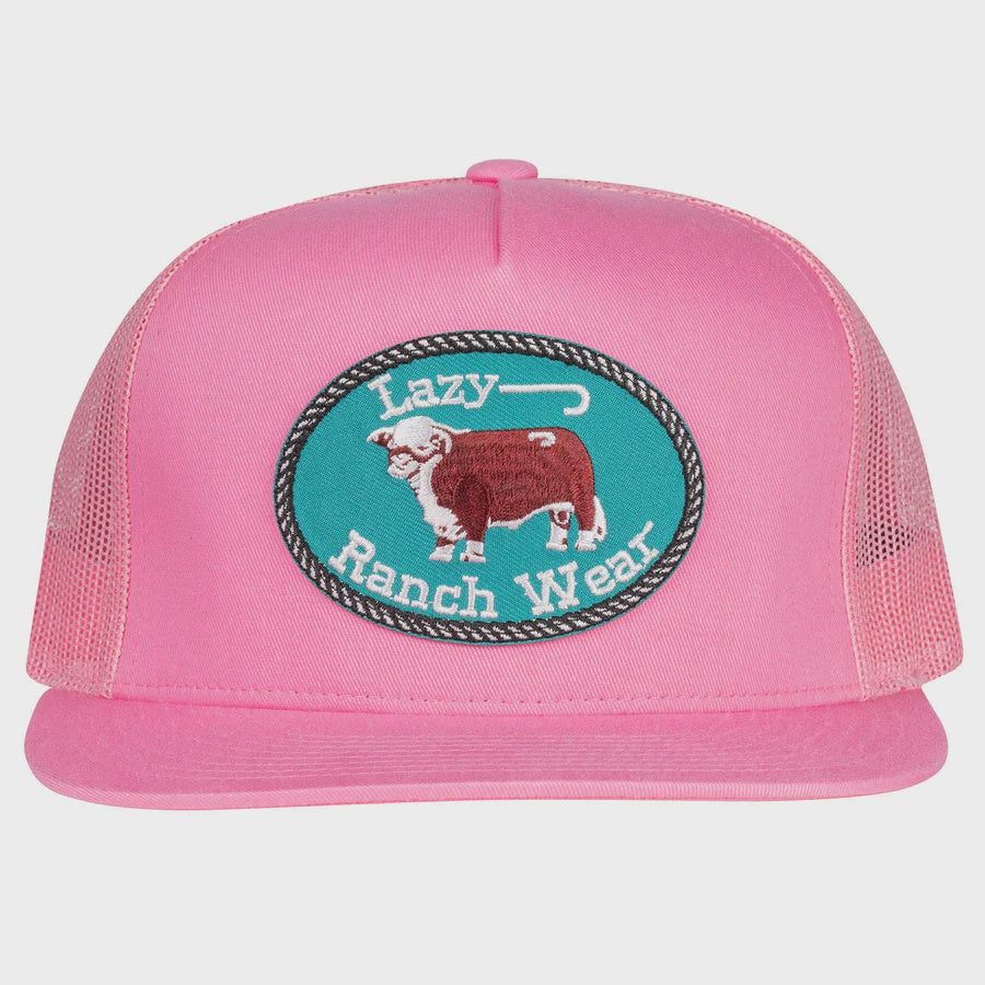LAZY J PINK ORGINAL BUCKLE CAP