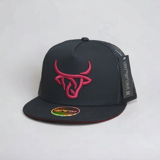 LOST CALF BURGUNDY CAP