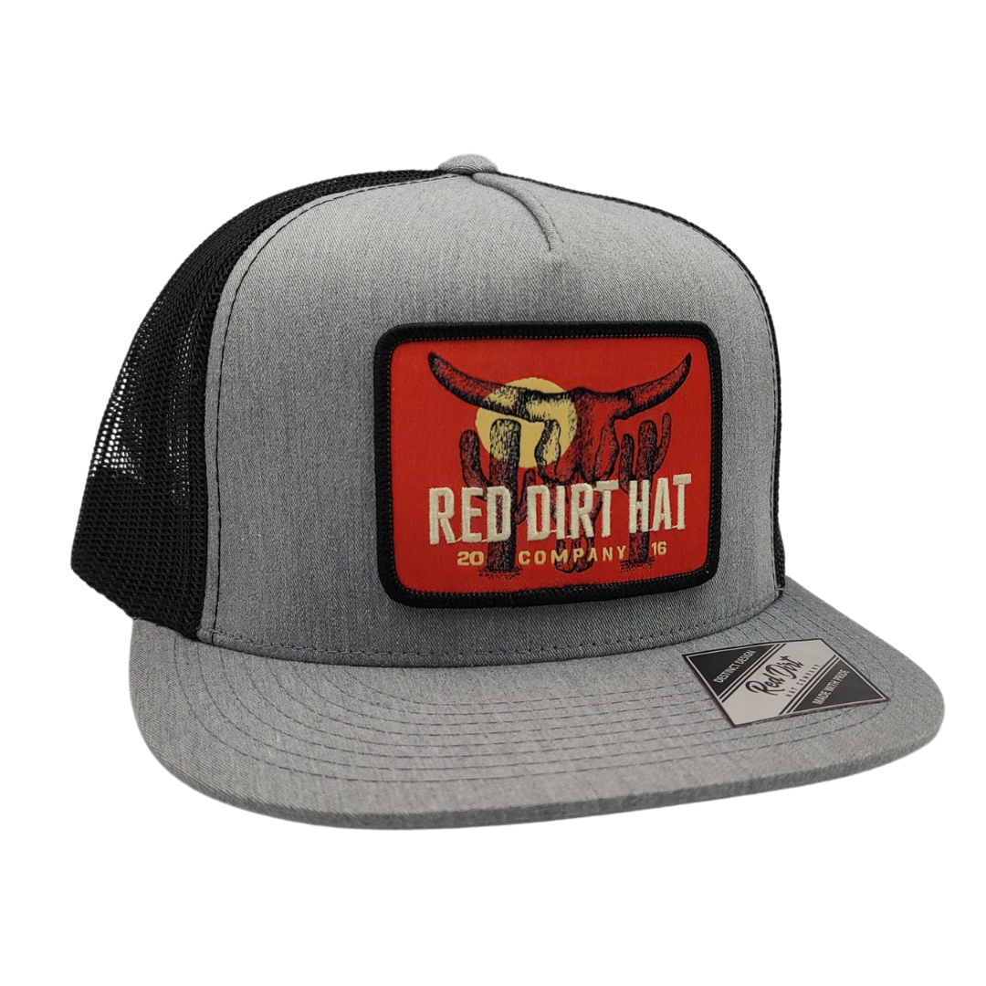 RDHC-423 | RED DIRT BOONE FB HEATHER GREY/BLACK CAP