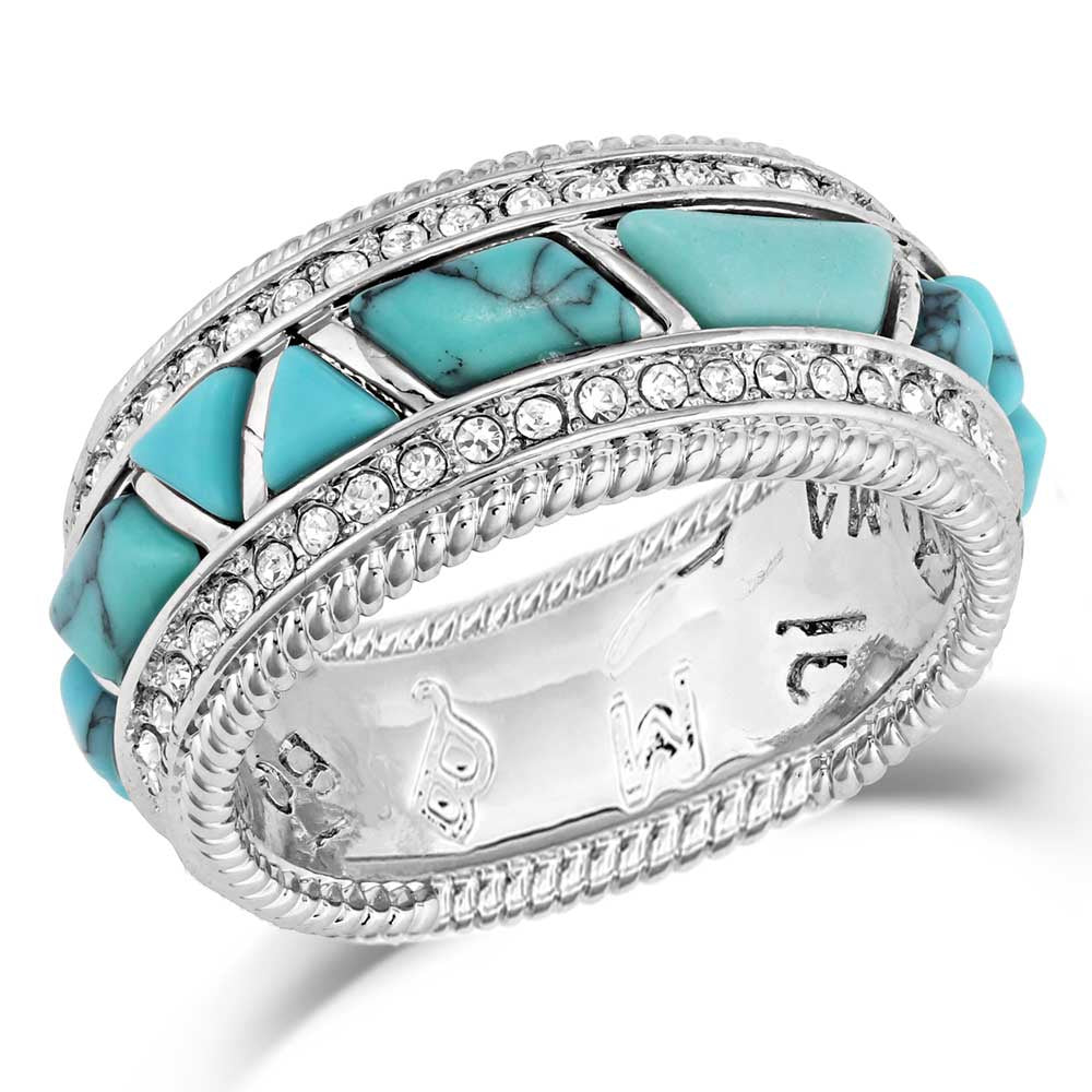 RG5481TQ | MONTANA SILVERSMITH HIGHNOON TURQOISE COBBLESTONE RING