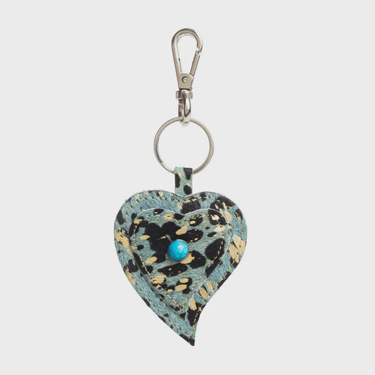 S-10870 | MYRA HEART'S LOVE KYE FOB - TURQUOISE