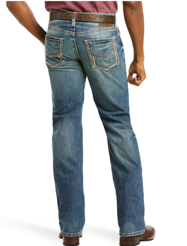 10012703 | ARIAT MEN'S M5 SLIM GAMBLER STACKABLE STRAIGHT JEAN - GAMBLER
