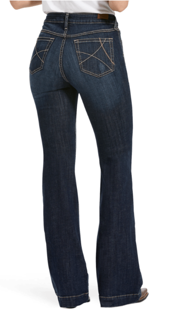 10032550 | ARIAT WOMEN'S HIGH RISE ELLA SLIM TROUSER JEAN - RASCAL