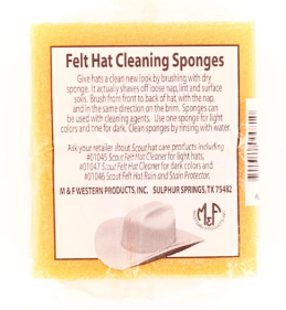01032 | FELT HAT CLEANING SPONGES