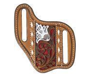 1806304 | NOCONA RED INLAY FLORAL KNIFE SHEATH