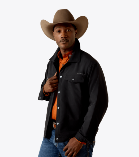 10072732 | ARIAT MEN'S WAGONER LIGHTWEIGHT BLACK JACKET
