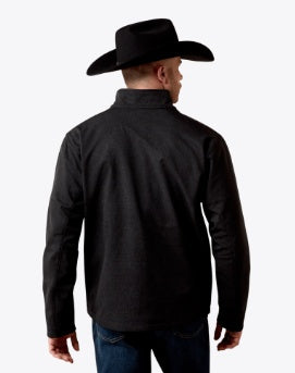 10079491 | ARIAT MEN’S CHEST LOGO SOFTSHELL JACKET - BLACK/MEXICO