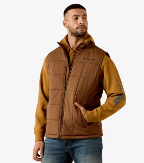 10079526 | ARIAT MEN’S CRIUS INSULATED VEST - BRAZIL NUT