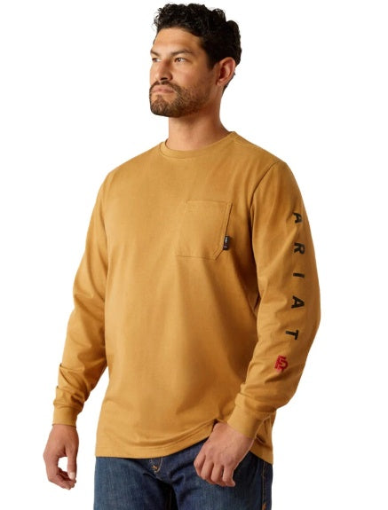 10054608 | MENS ARIAT L/S FR BISTRO HARDHEAD T-SHIRT