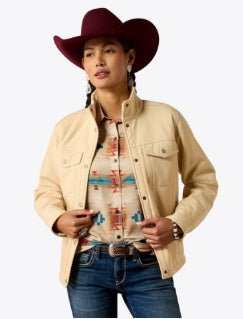 10079339 | ARIAT WOMEN'S BERBER BACK SOFTSHELL JACKET - IRISH CREAM