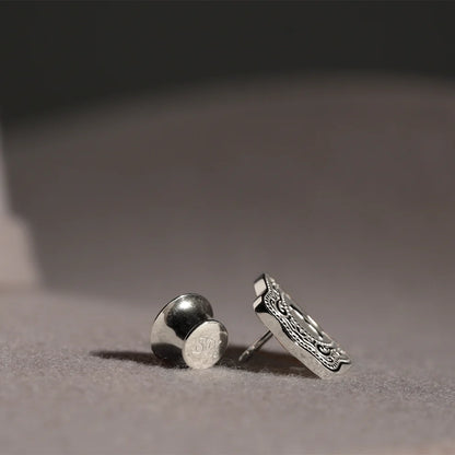 SPURWEST SILVER MINI "INITIAL" BELT BUCKLE HATPIN
