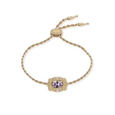 SPURWEST ULTRA MINI BELT BUCKLE BIRTHSTONE BRACELET