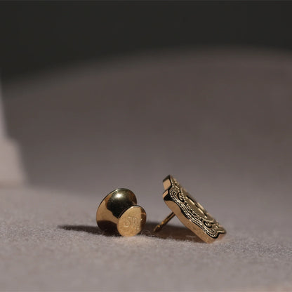 SPURWEST GOLD MINI "INITIAL" BELT BUCKLE HATPIN