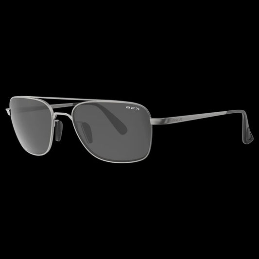 S115MSG | BEX MACH MATTE SILVER-GRAY SUNGLASSES