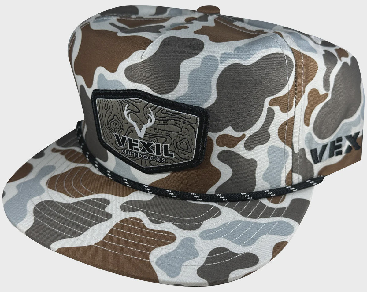 HT-424-011 | VEXIL OUTDOORS TOPO LIGHT RETRO CAMO CAP