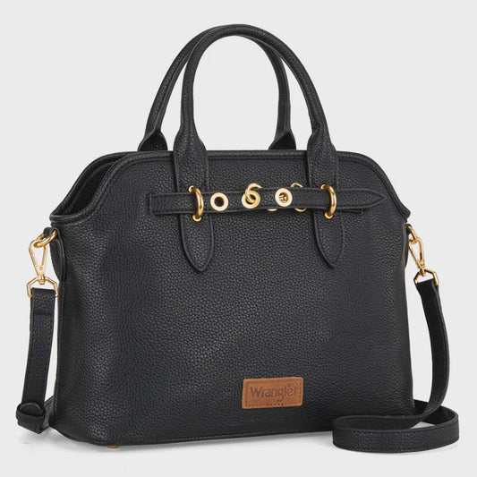 WG201-8012BK | WRANGLER BLACK TOP HANDLE BAG