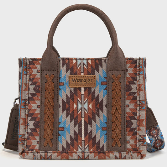 WG2213-8866SCF | WRANGLER SOUTHWESTERN COFFEE MINI TOTE