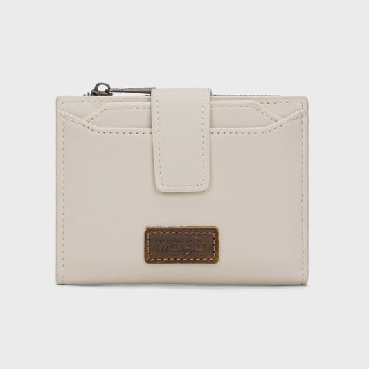 WG224-W074BG | WRANGLER BEIGE CARD HOLD BI-FOLD WALLET