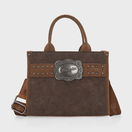 WG250-81202CF | WRANGLER BUCKLE TOTE - COFFEE