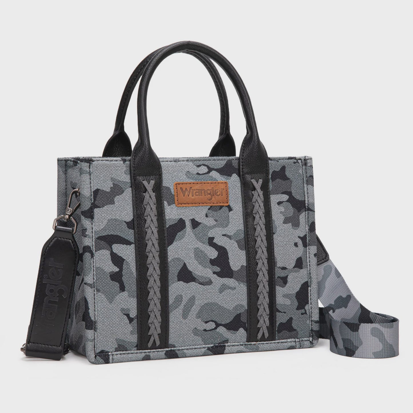 WG286-8120SBK | WRANGLER CAMO TOTE - BLACK