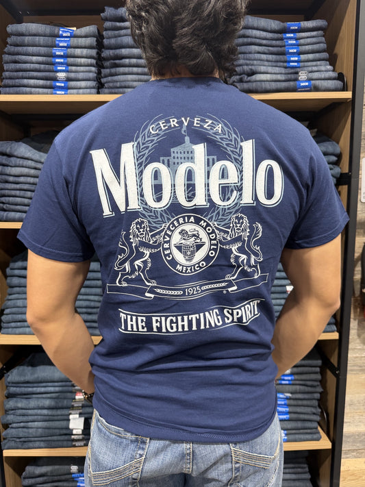 35-331-118 | MENS NAVY BLUE MODELO THE FIGHTING SPIRIT SS TEE