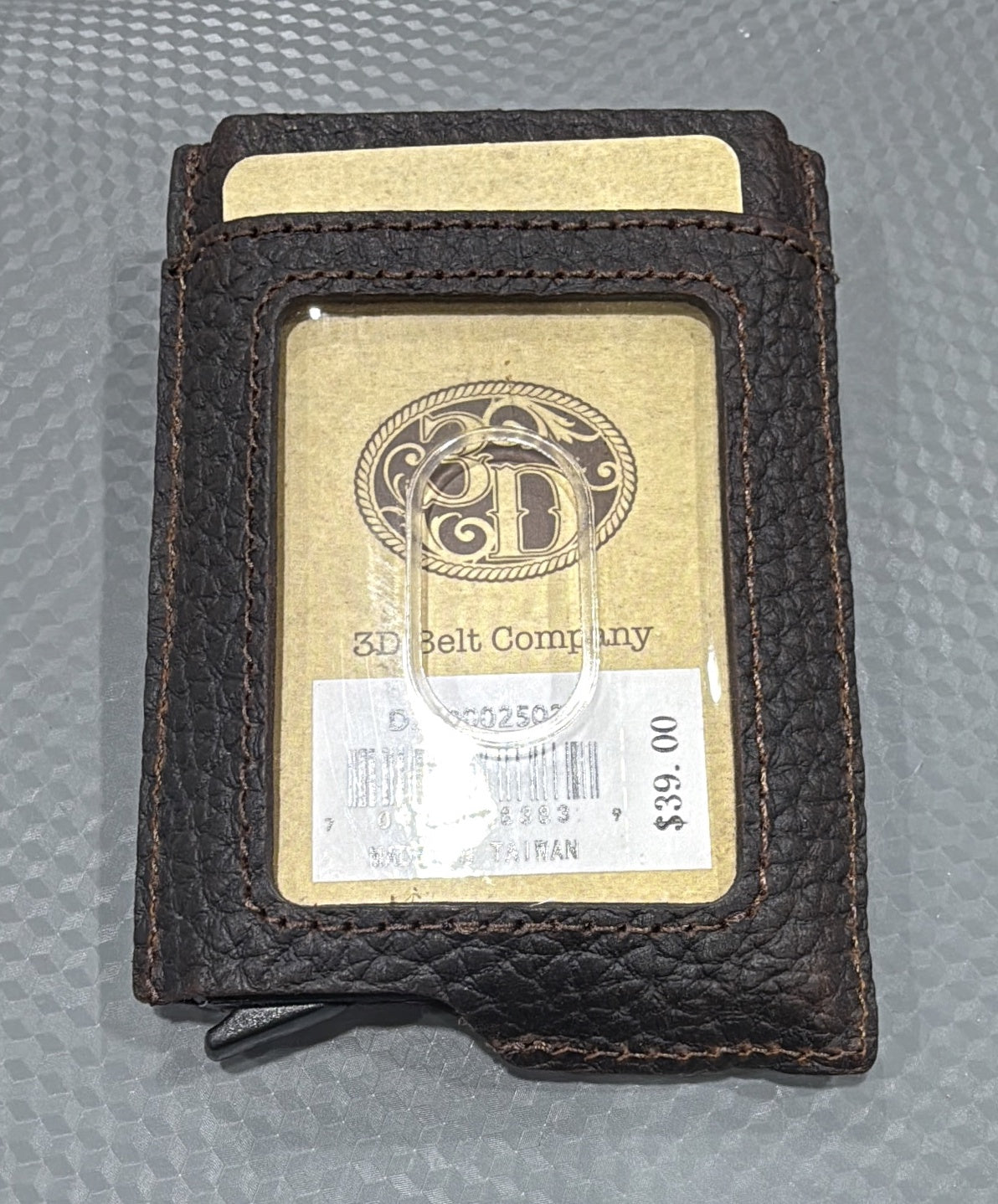D250002502/ 3D DARK BROWN UTILITY WALLET