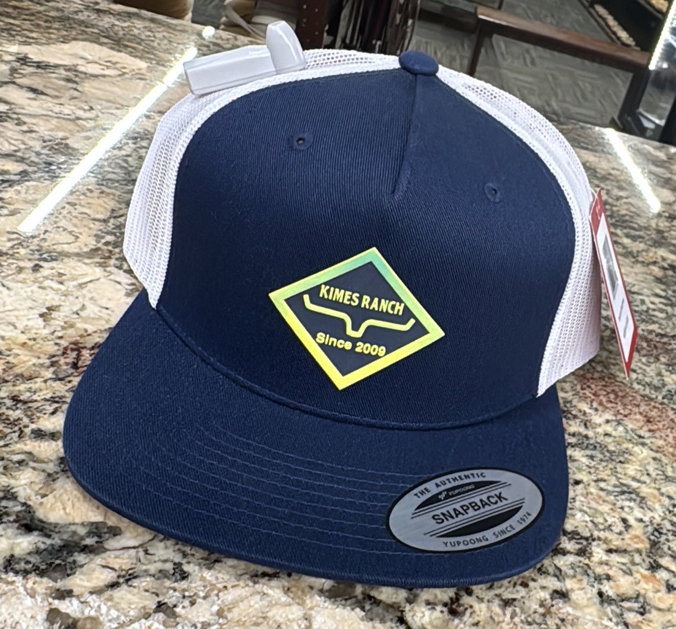 KIMES RANCH DIAMOND DOGS NAVY/WHITE CAP