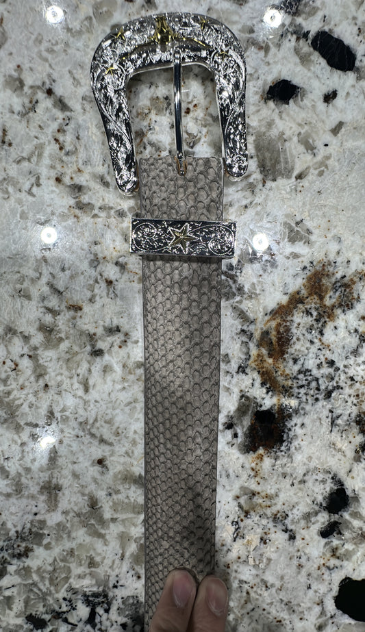 CADENA EXOTIC BELT PYTHON FANGO