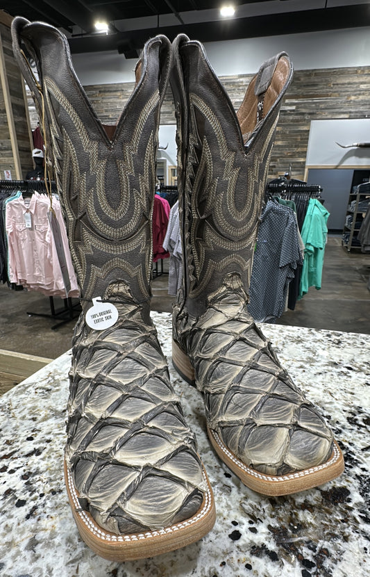 RANCHERS BIG BASS PALE TAN SAVANNA MUSTANG TOE HYBRID SOLE