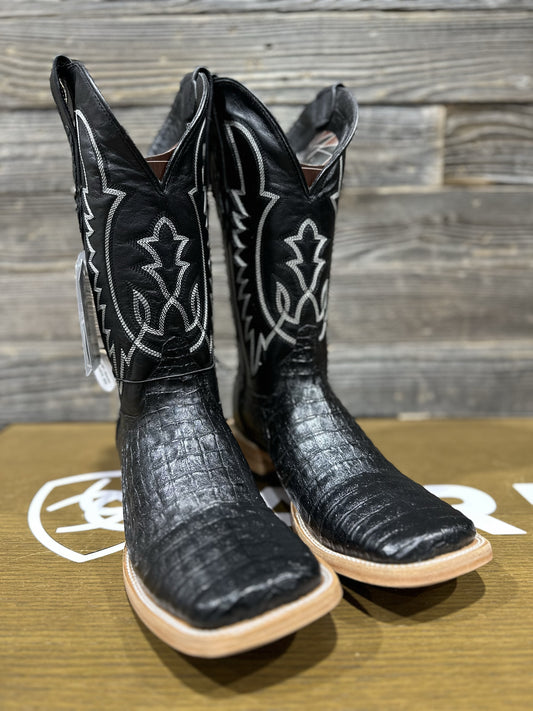 RANCHERS CAIMAN BELLY BLACK RANCHER TOE