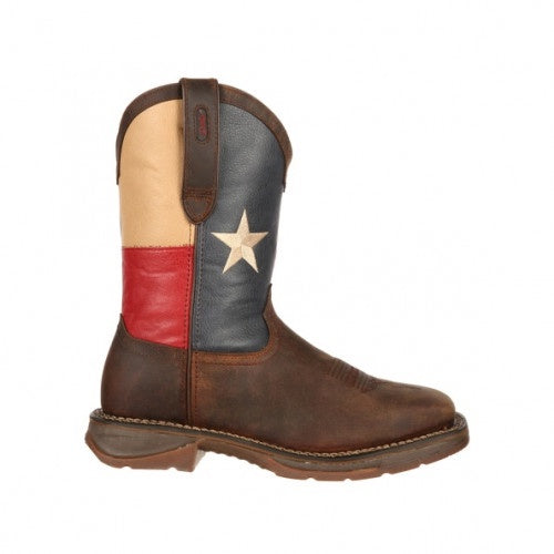 DB021 | DURANGO DARK BROWN TEXAS FLAG