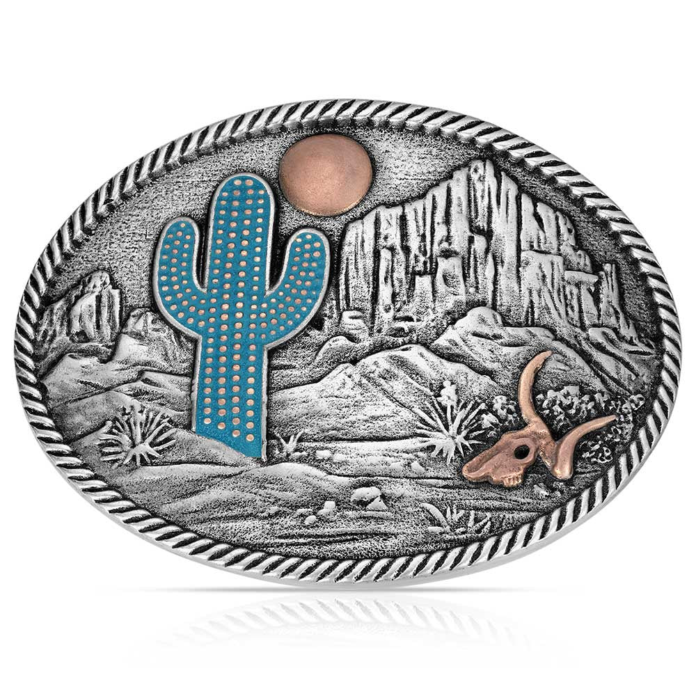 A825 | ATTITUDE DESSERT MOON CACTUS BUCKLE