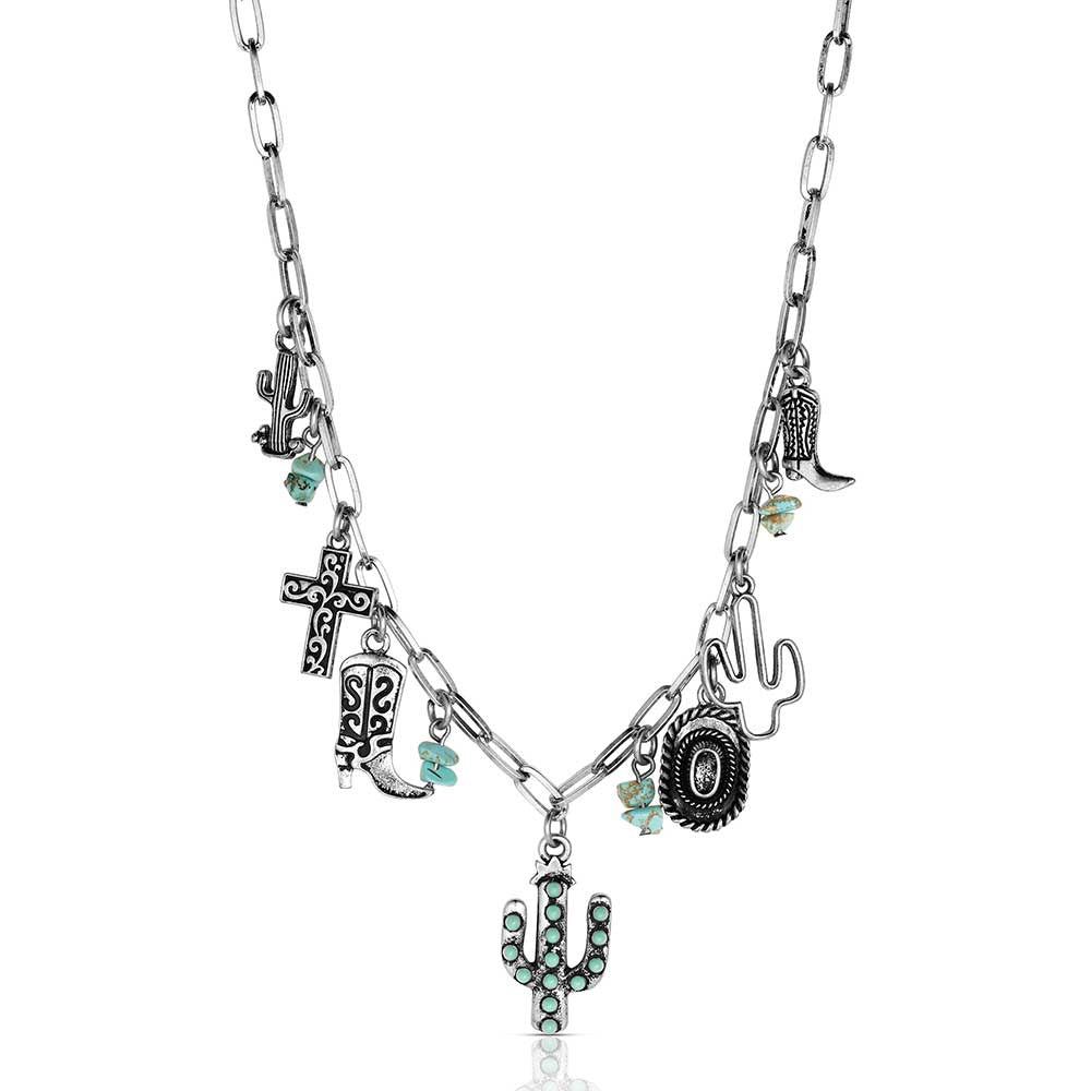 ANC6357 | ATTITUDE COWGIRL CHARM NECKLACE