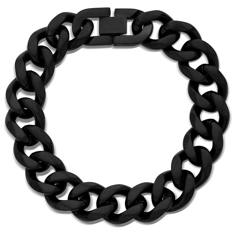 BC6094 | MIDNIGHT CUBAN LINK BRACELET