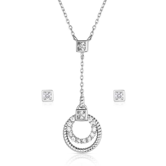 JS6294 | MONTANA SILVERSMITH TWILIGHT RIATA JEWELRY SET