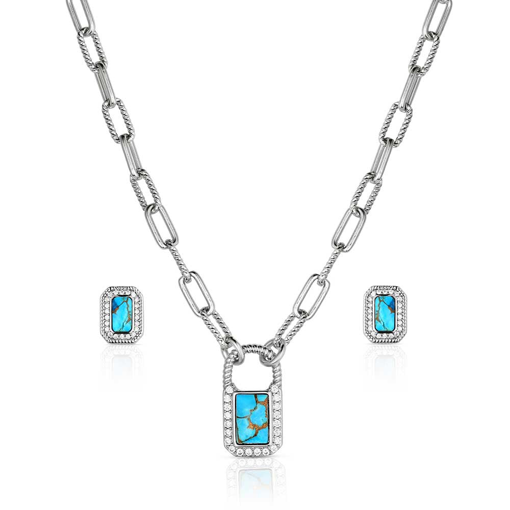 JS6372 | MONTANA SILVERSMITHS TURQUOISE GLAM JEWELRY SET