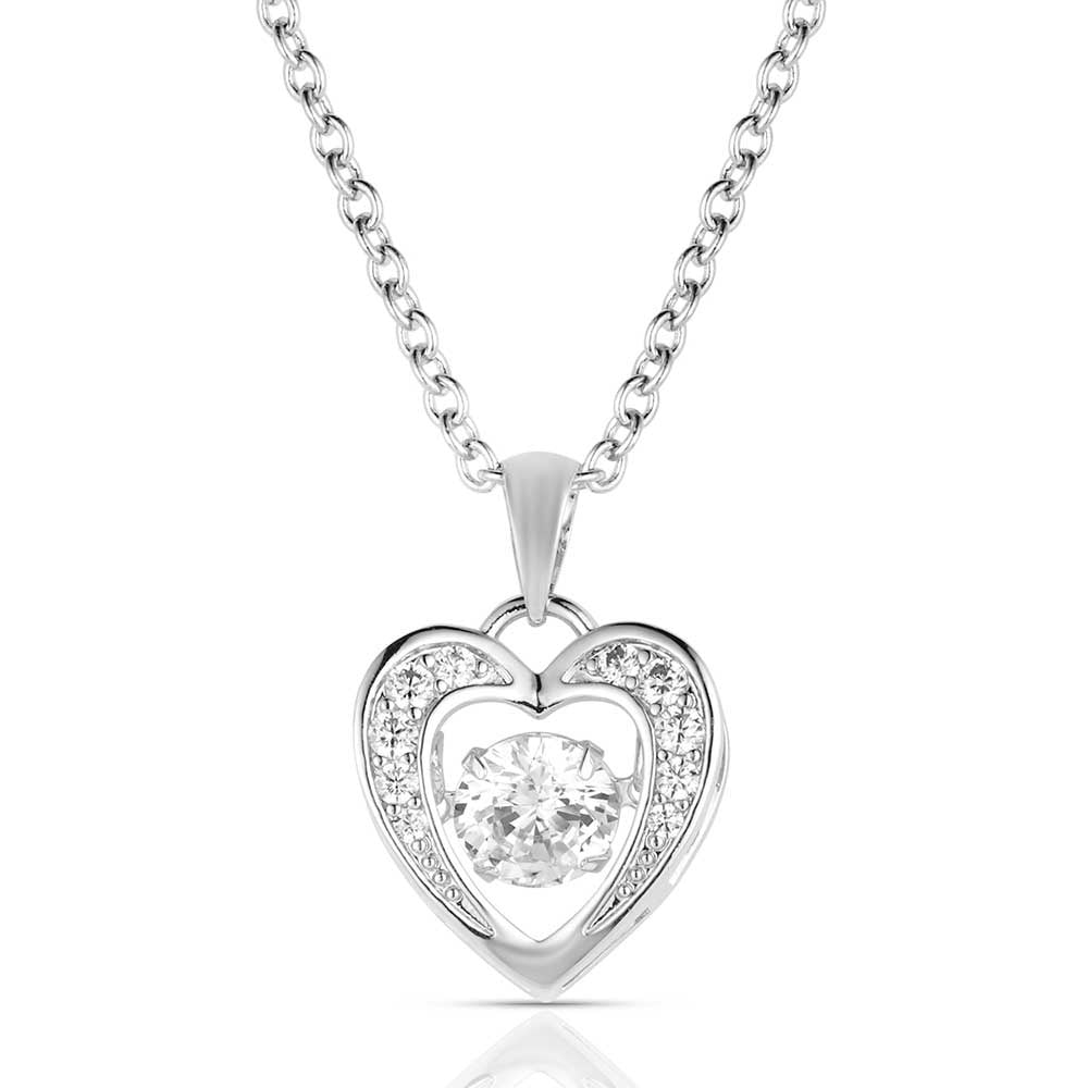 NC3868 | MONTANA SILVERSMITHS LET'S DANCE A LITTLE DANCE HEART NECKLACE