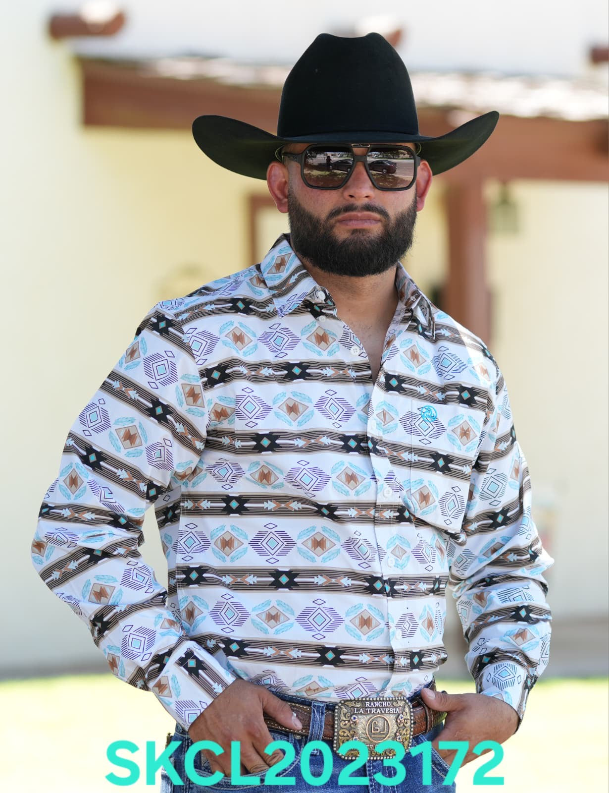 SKCL2023172 CUEROLINE L/S BUTTON UP SHIRT