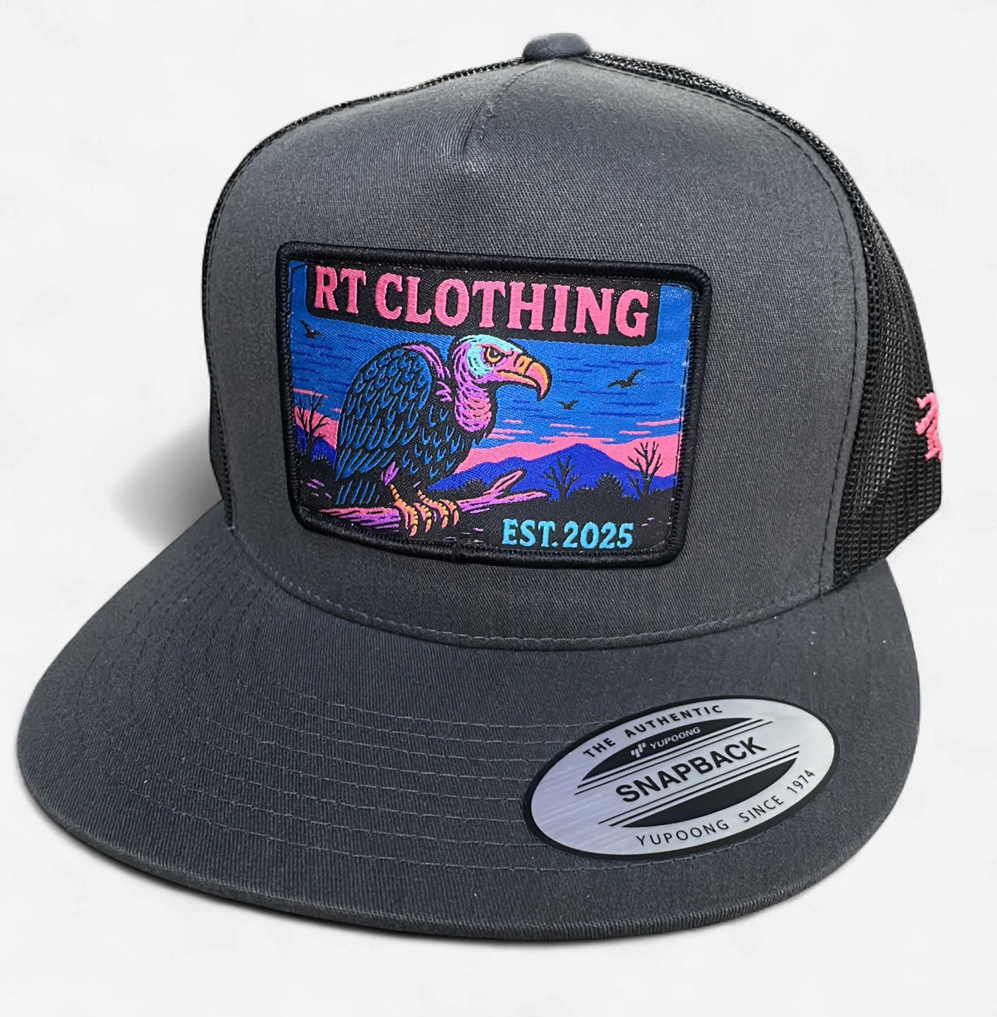 RED TORO BLACK/GREY MIDNIGHT BUZZARD HAT