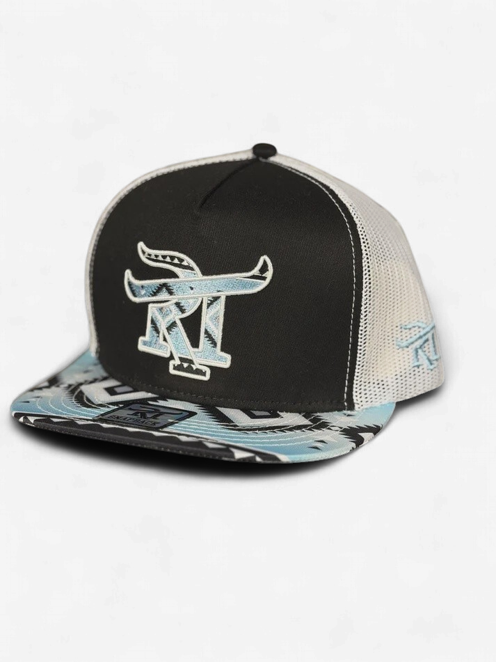 RED TORO BLACK/BABY BLUE FROZEN FRONTIER HAT