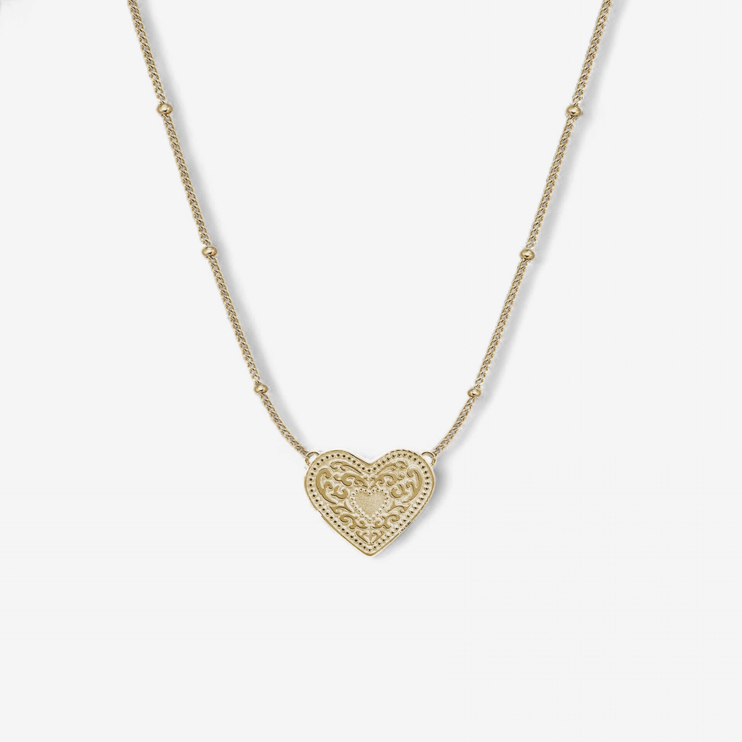 SPURWEST AUDREY HEART NECKLACE